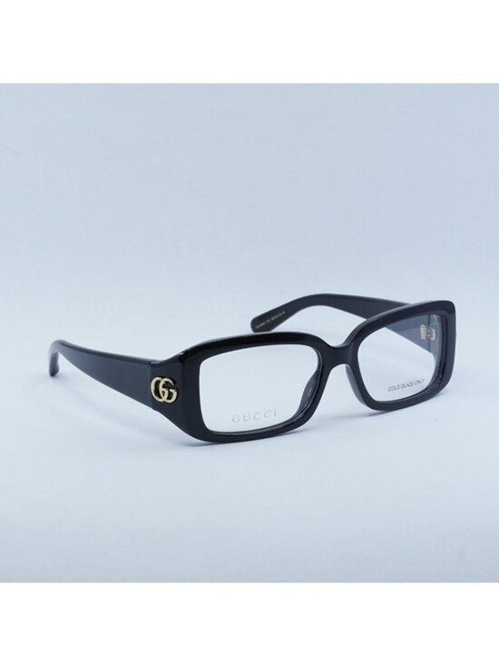 Gucci GG1406O 001 Eyeglasses Black 53mm Rectangle Frame main image 10